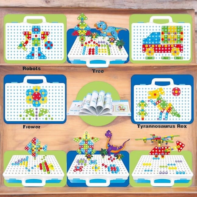 3d Creative Mosaic Puzzle Toys